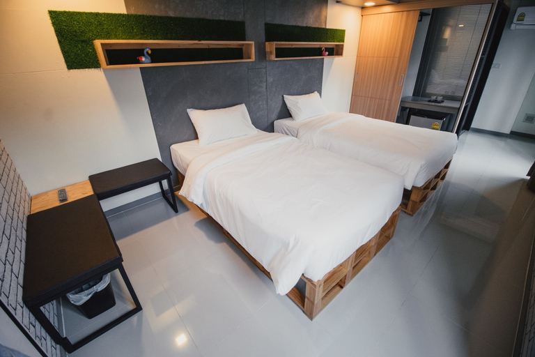 Bedroom 2, Siam One Nine Hotel, Muang Nakhon Ratchasima