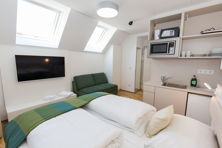 Bedroom 2, Smart Apart Living – Wien Hauptbahnhof - self check-in, Wien