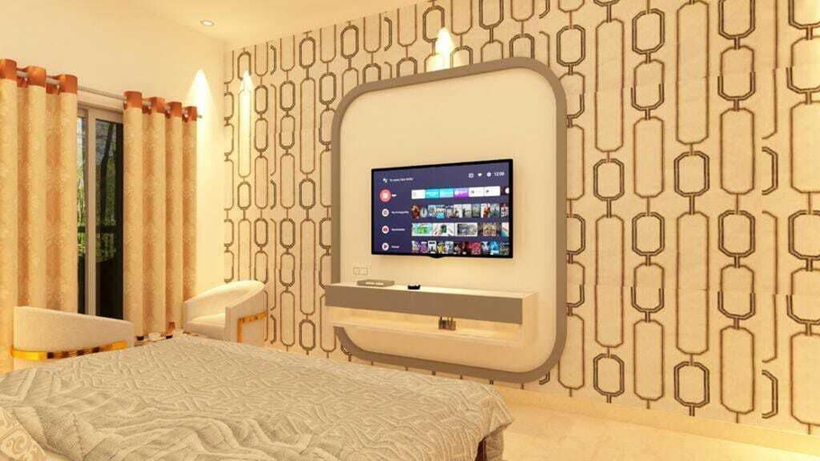 Bedroom 2, Corbett View Banquets and Resorts, Moradabad
