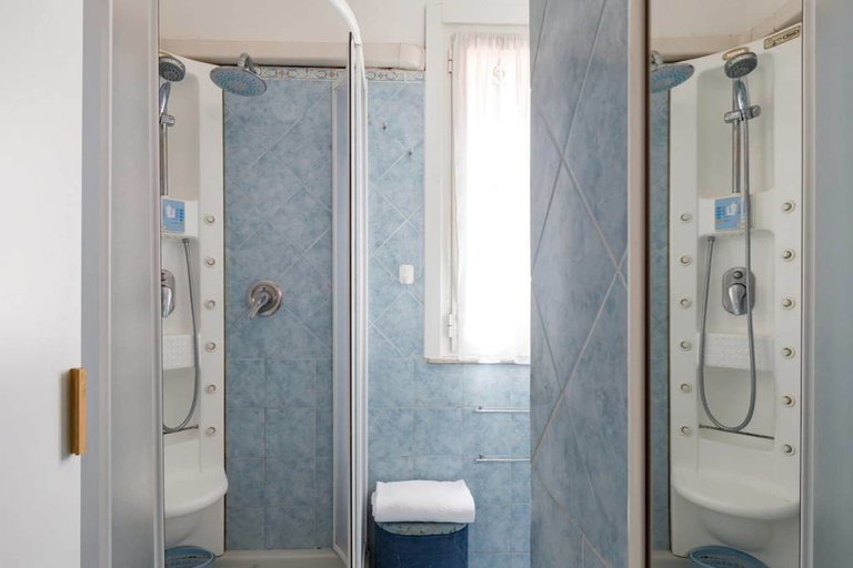 Bathroom shower, Via Laurina 40 Apartment, Rome
