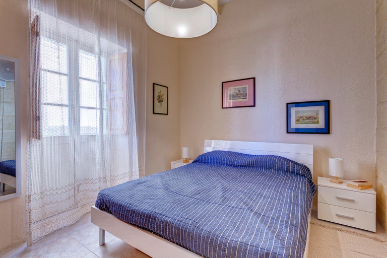 Bedroom, Traditional Maltese Townhouse, Roof Terrace and Views