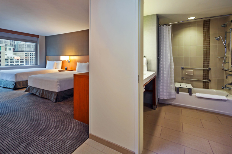 Bathroom 4, Hyatt Place Chicago/River North, Cook
