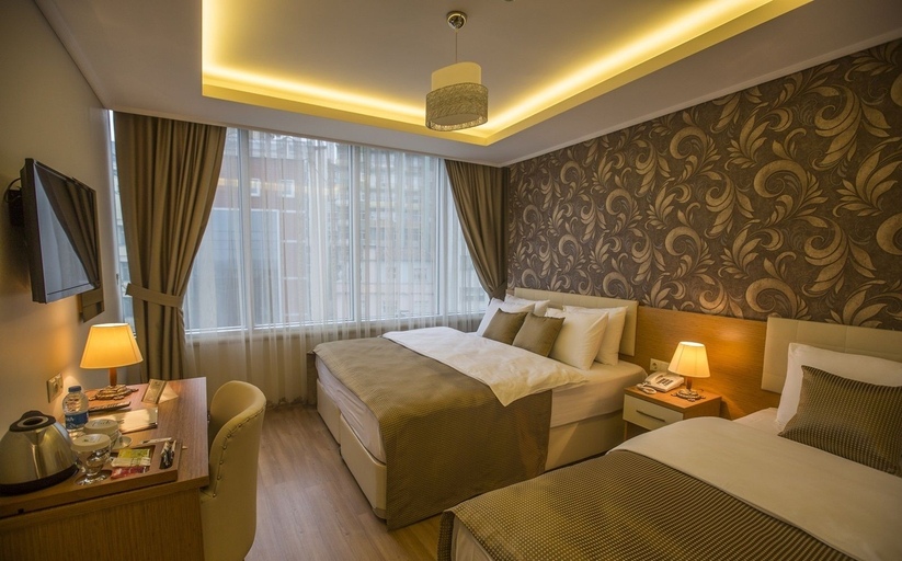 Bedroom 5, Park Square Hotel, Merkez