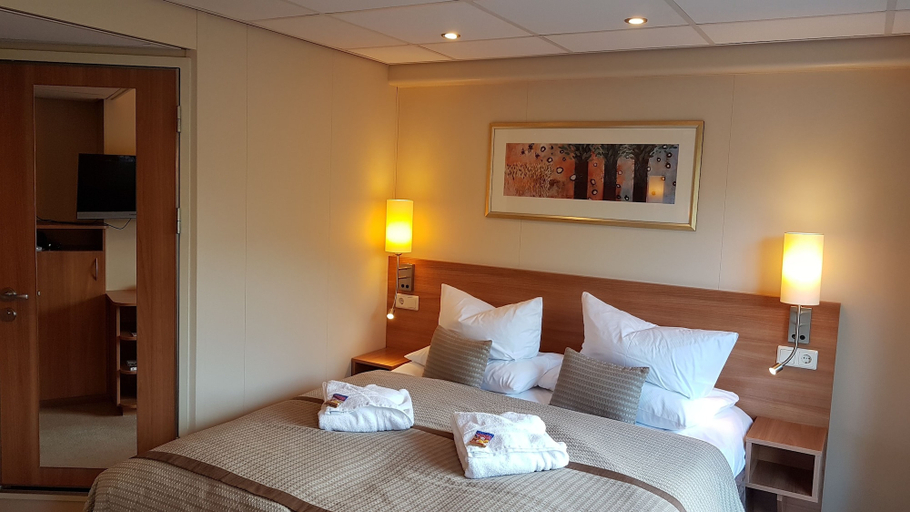 Bedroom 3, Hotelkabinenschiff Junker Jörg, Wittenberg