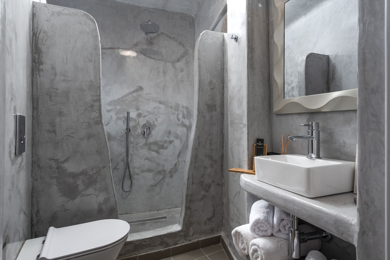 Bathroom 4, Sole d'oro Sunset & Caldera View Grand Suite, South Aegean