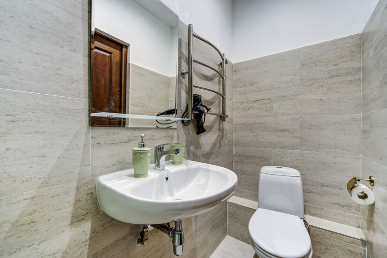 Bathroom 2, Apartments Vesta on the Dmitrov, Sankt-Peterburg gorsovet