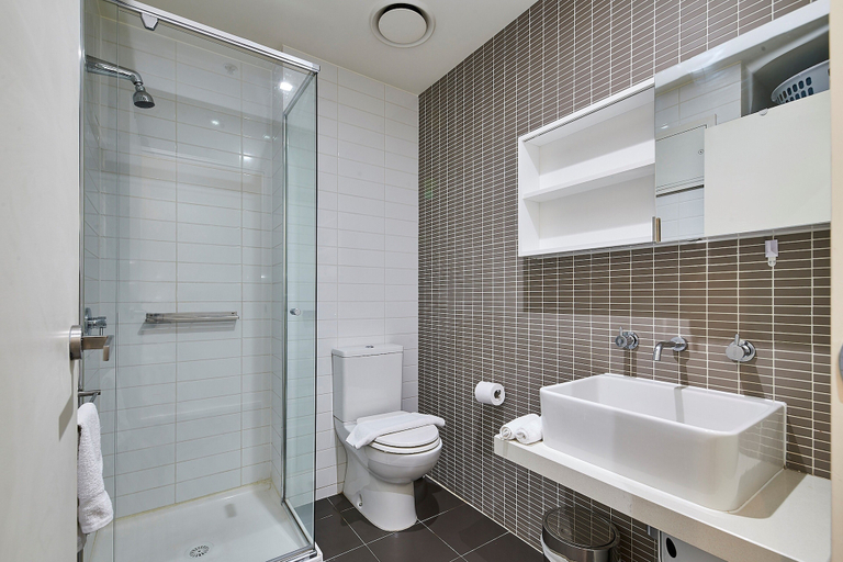 Bathroom 3, Readyset Apartments at Kett, Melbourne
