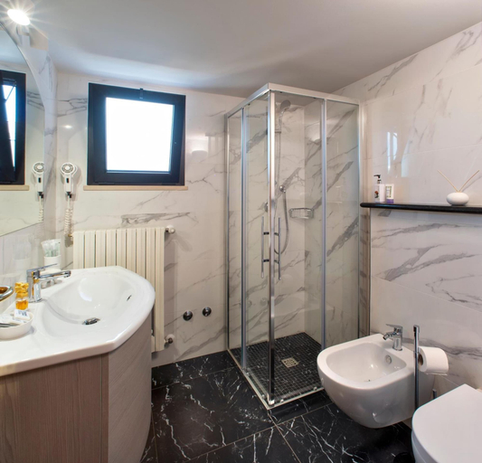 Bathroom 4, Hotel Villa Luigia, Rimini