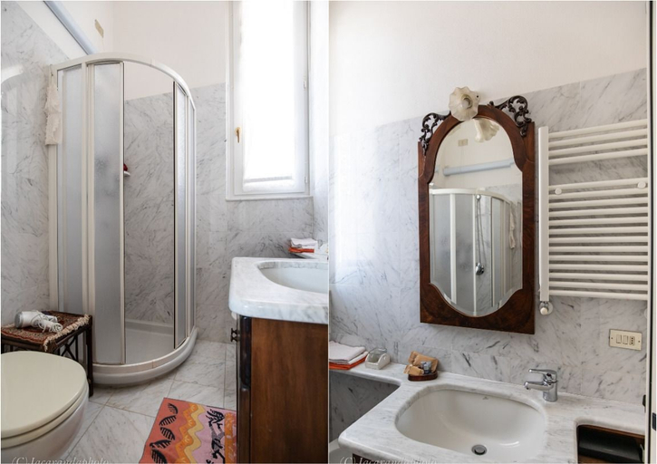 Bathroom, Lido Beach Apartment, Lucca