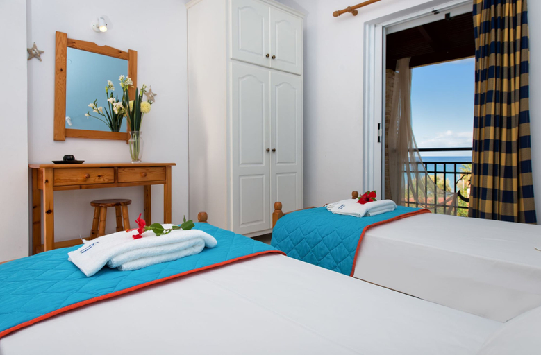 Bedroom 3, Calypso Studios, Ionian Islands