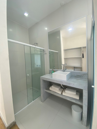 Bathroom 4, Pé na Areia Boutique Hotel, Japaratinga