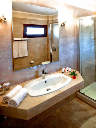Bathroom 4, Enastron View Hotel, West Macedonia