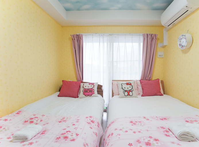 Bedroom 3, Namba Sunshine Apartment 73, Osaka