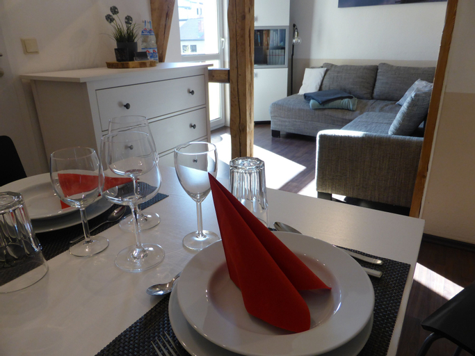 Dining Room 1, Ferienwohnung Friedrich Schiller, Jena