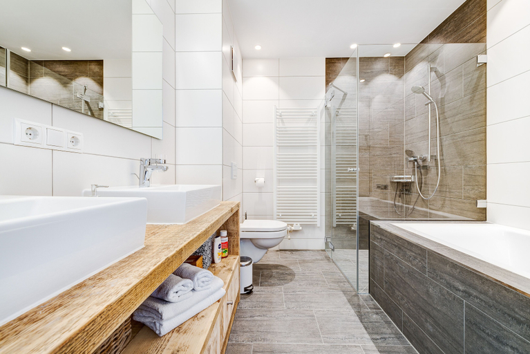 Bathroom 4, Apartments Valbona by A-Appartements, Bludenz