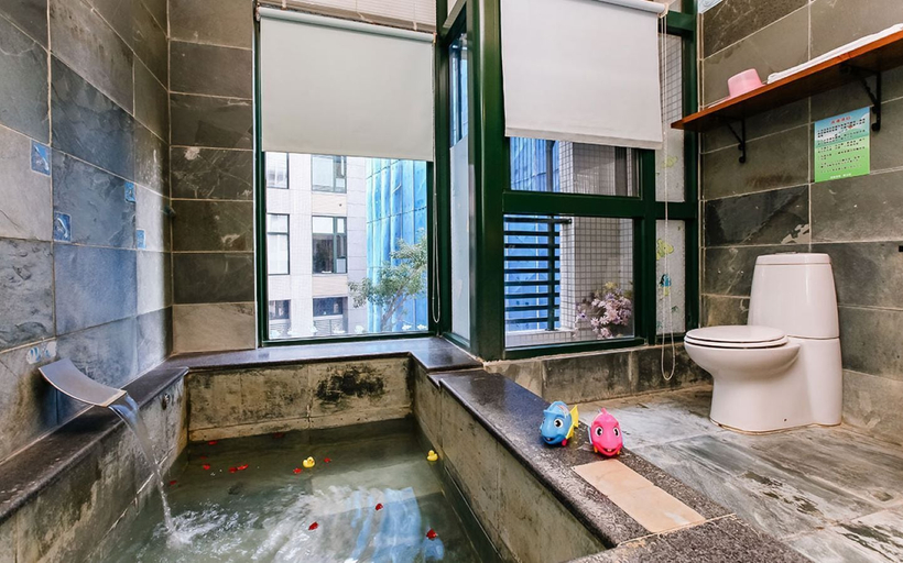 Bathroom 4, Quan Jia Hot Spring B&B, Yilan