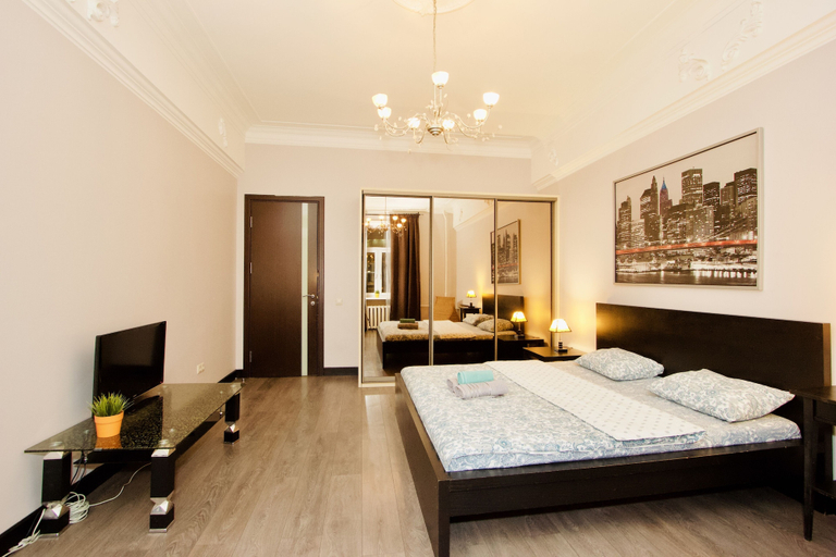 Bedroom 2, LUXKV Apartment on Zemlyanoy Val 52, Central
