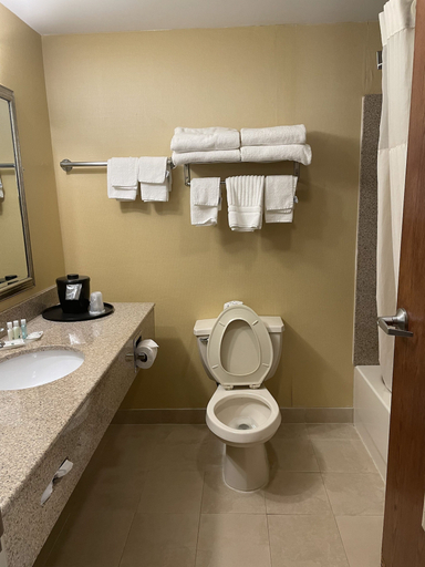 Bathroom 4, Quality Inn Vineland, Cumberland
