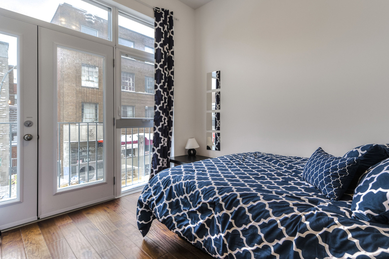 Bedroom 2, St Laurent Apartments, Montréal