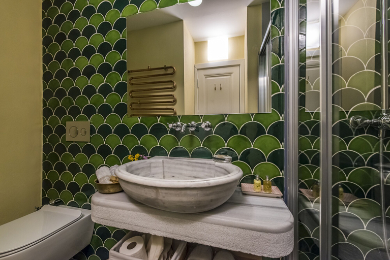 Bathroom 5, Ida Blue, Adatepe - Adults Only, Ayvacık