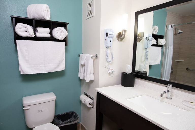 Bathroom 3, Sunset Motel Hood River, Hood River