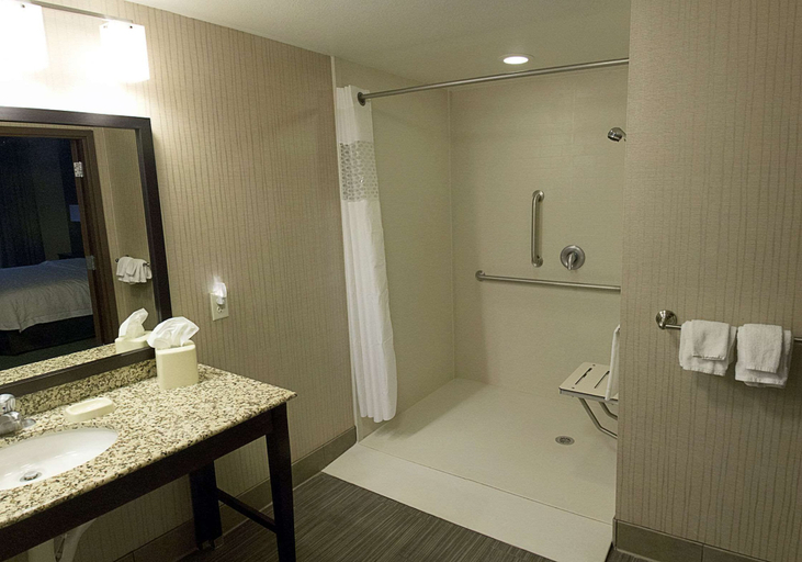 Bathroom 4, Hampton Inn & Suites Bismarck Northwest, Burleigh