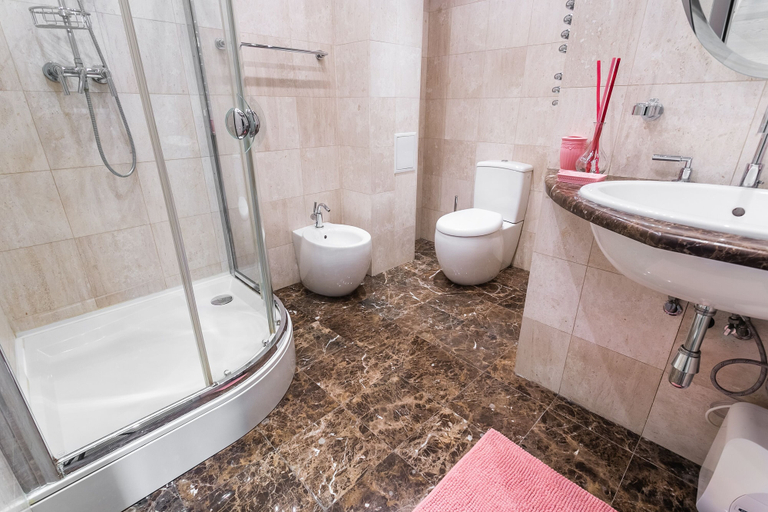Bathroom 3, Apartment on Kutuzovskiy 26, Western