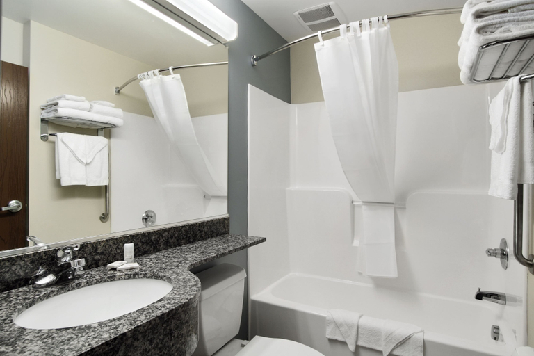 Bathroom 5, Microtel Inn & Suites by Wyndham Waynesburg, Greene