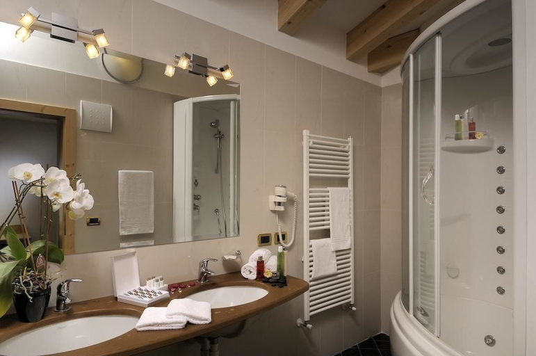 Bathroom 5, Hotel La Perla Wellness & Beauty, Trento