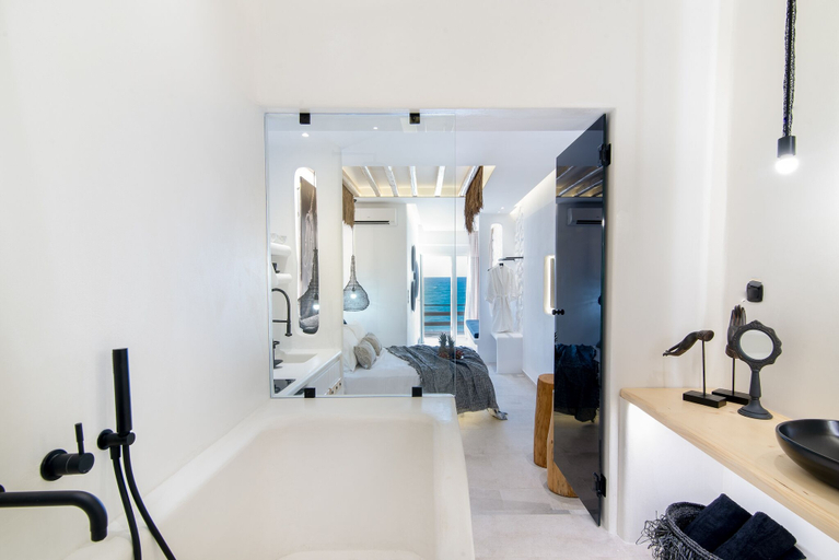 Bathroom 3, Portara Seaside Luxury Suites, South Aegean