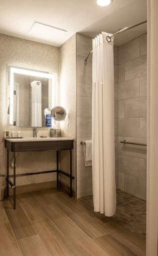 Bathroom 4, Hilton Austin Airport, Travis