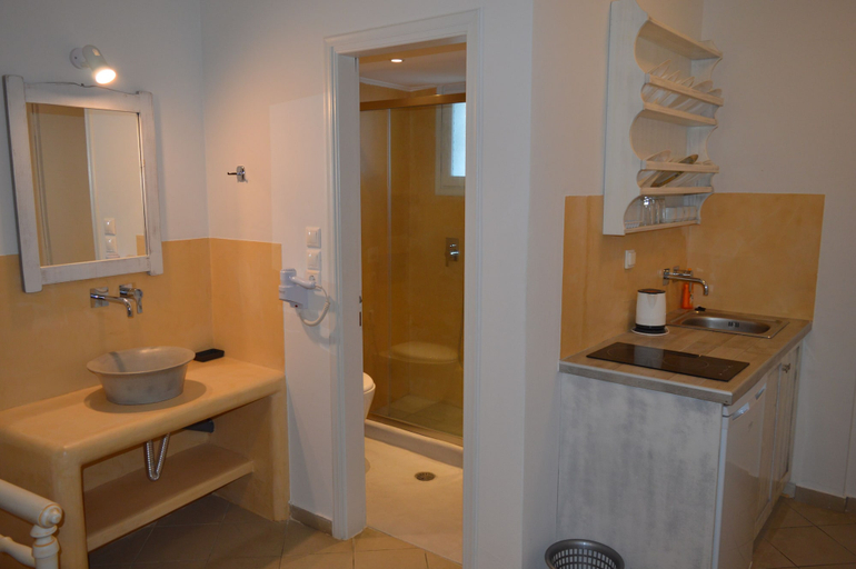 Bathroom 5, Agios Prokopios Hotel, South Aegean
