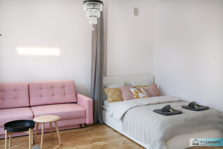Bedroom 2, Warsaw Concierge Royal Baths Studio, Warsaw