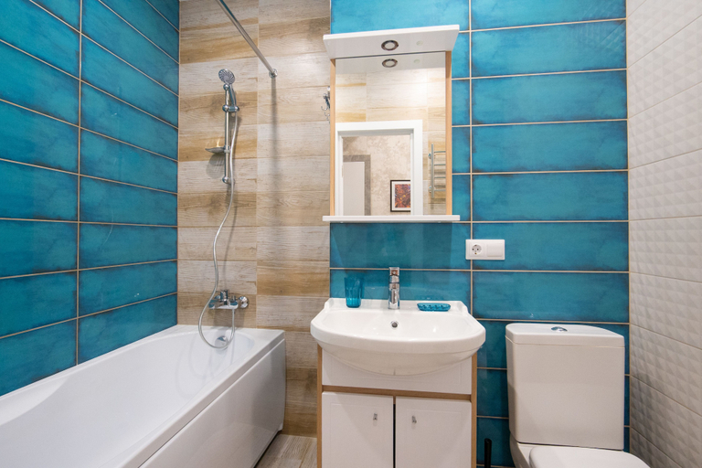 Bathroom 4, More Apartments na Turchinskogo 19A - 2, Sochi gorsovet