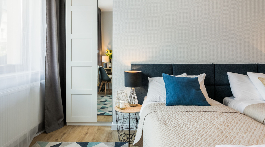Bedroom 3, Apartments with Event Space & Hot Tub, Kraków City