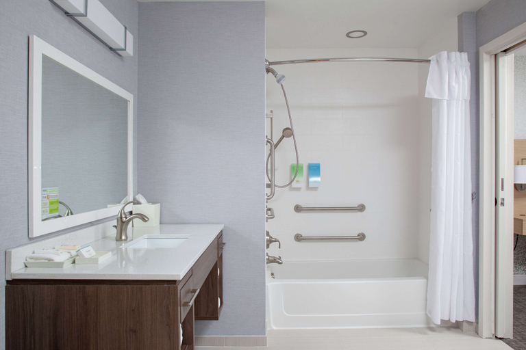 Bathroom 4, Home2 Suites by Hilton Bloomington, Monroe