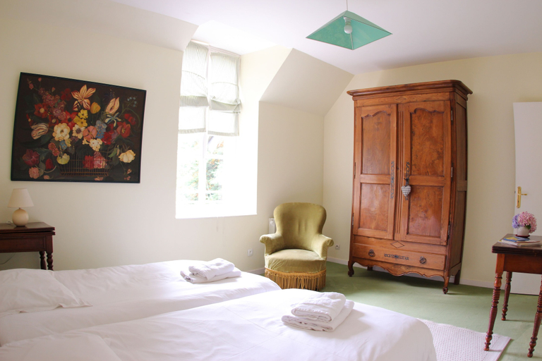 Bedroom 2, Chateau de Flottemanville, Manche