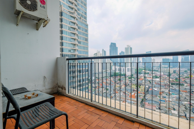 Balcony, Comfort And Modern Look Studio Apartment At Ambassade Kuningan, Jakarta Selatan