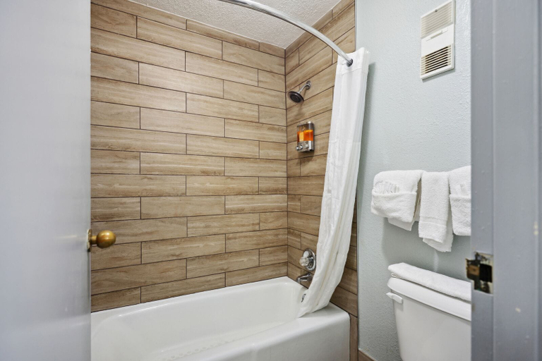 Bathroom 3, The Guest Lodge Gainesville, Hall