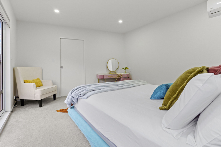 Bedroom 3, High-end Modern Villa Spa Pool & Views, Waitakere