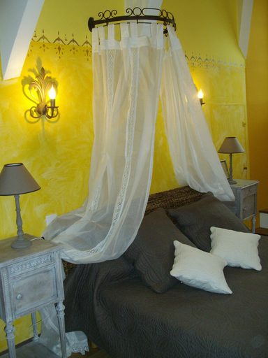 Bedroom 3, Chambre d'hôtes - Domaine De Berthegille, Charente-Maritime