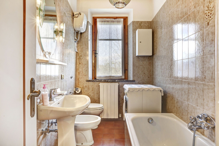 Bathroom 3, Lodge Ricavo con piscina panoramica, Siena