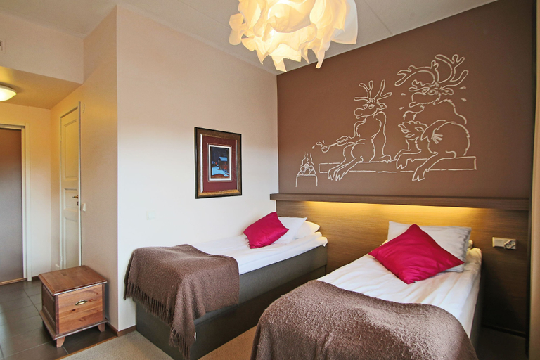 Bedroom 3, Hotel Hullu Poro, Lapland