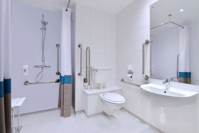 Bathroom 3, Travelodge Edinburgh Central, Edinburgh