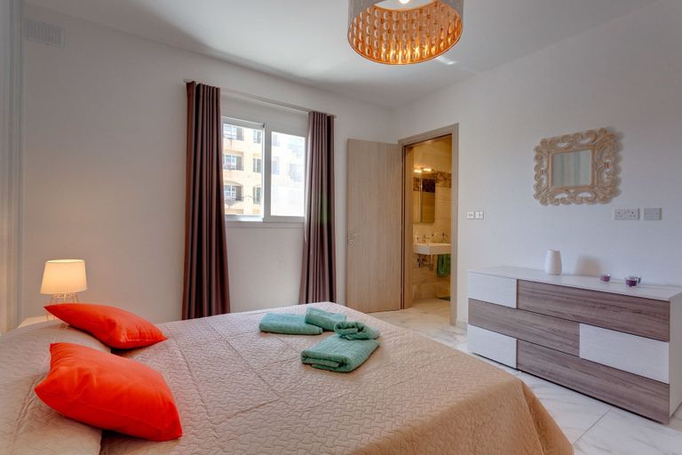 Bedroom 3, Luxury 2 Bedroom Apartment by the Sea, Saint Paul's Bay