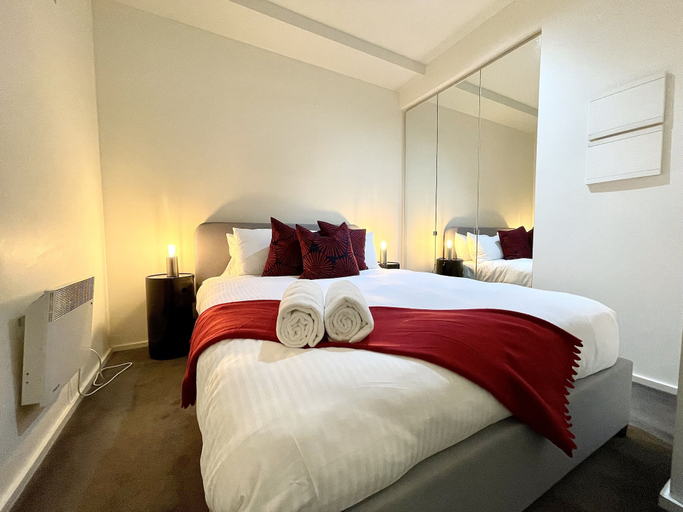 Bedroom 2, Readyset Apartments at Kett, Melbourne