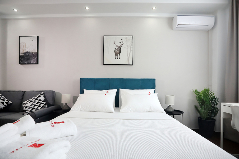Bedroom 2, City Plaza Apartments & Rooms, Central Macedonia