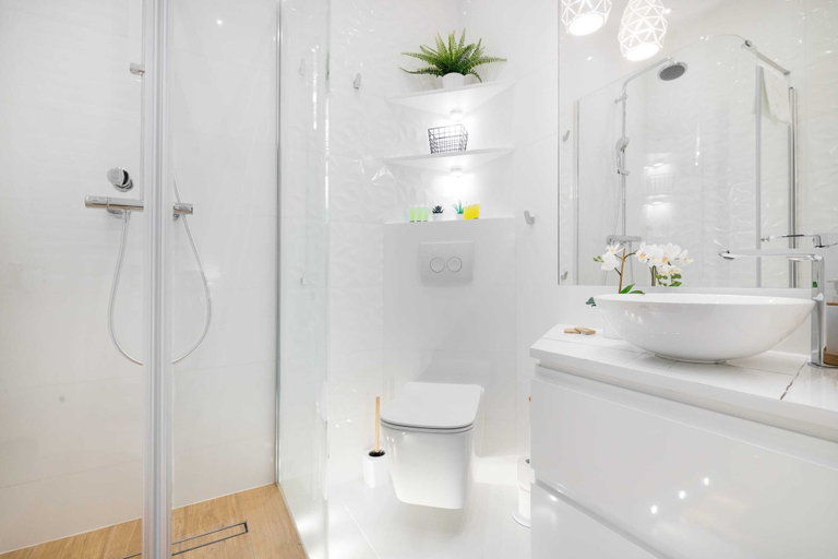 Bathroom 4, Jerozolimskie Central View Apartment, Warsaw