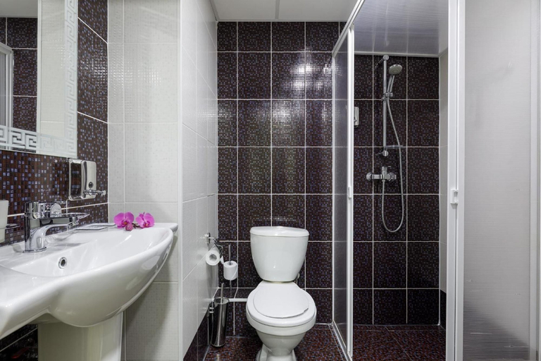 Bathroom 3, Beloe Derevo Hotel, Vsevolzhskiy rayon