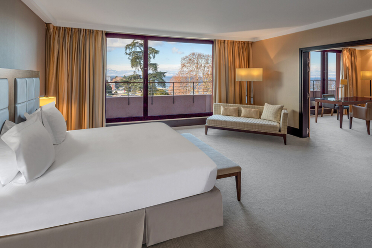 Bedroom 3, Hilton Evian-les-Bains, Haute-Savoie
